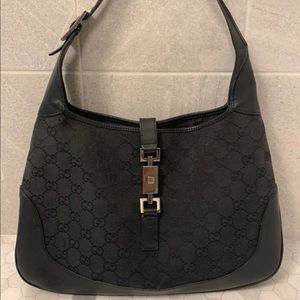Gucci Jackie O black purse tote